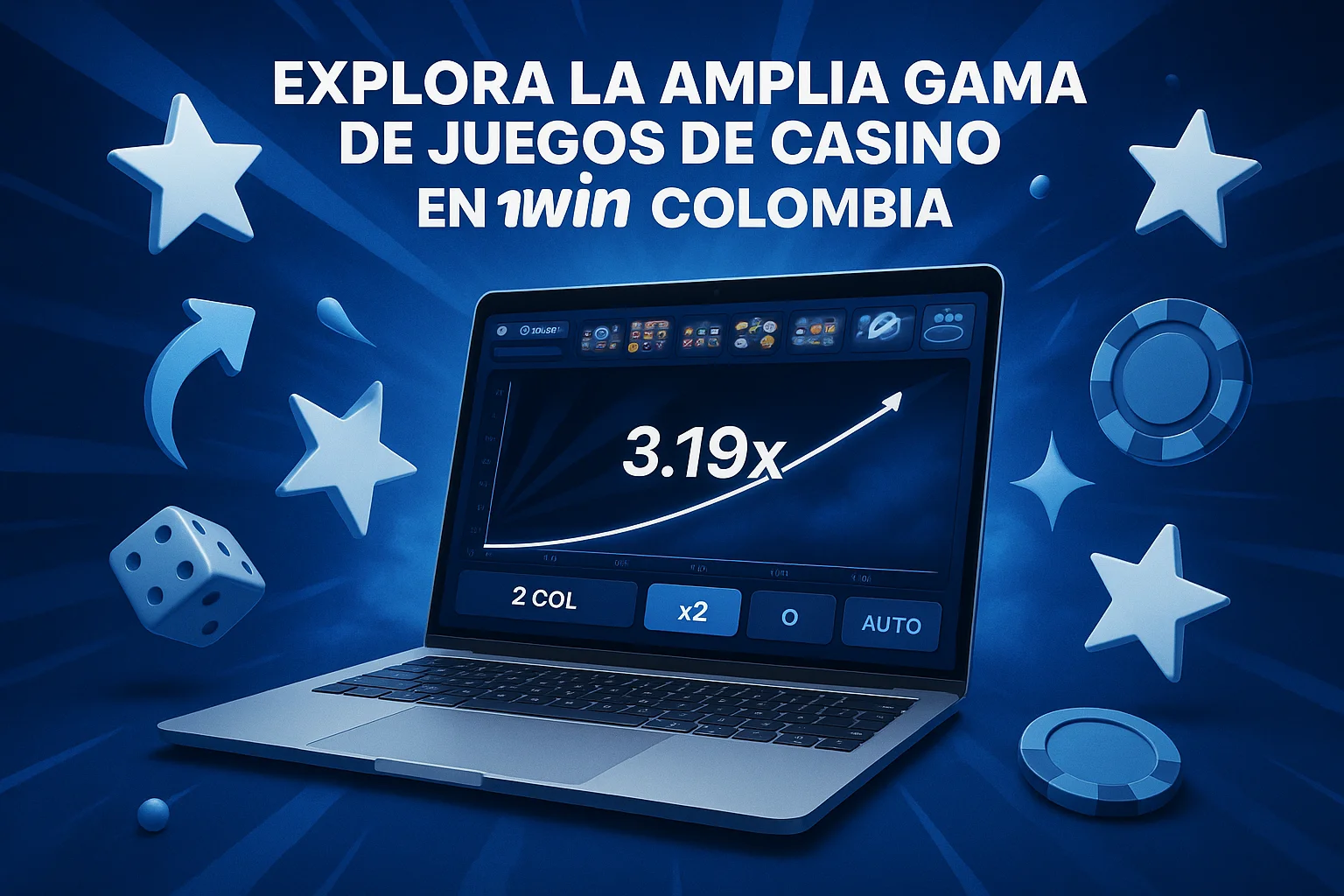 Explora la amplia gama de juegos de casino en 1win Colombia